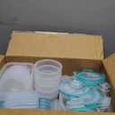 Snapware Plastic Total Solution (21-Pack) Large Food Storage Containers Set, Meal Prep Containers with Plastic BPA-Free Lids & 4 Locking Tabs, Microwave, Dishwasher, and Freezer Safe
