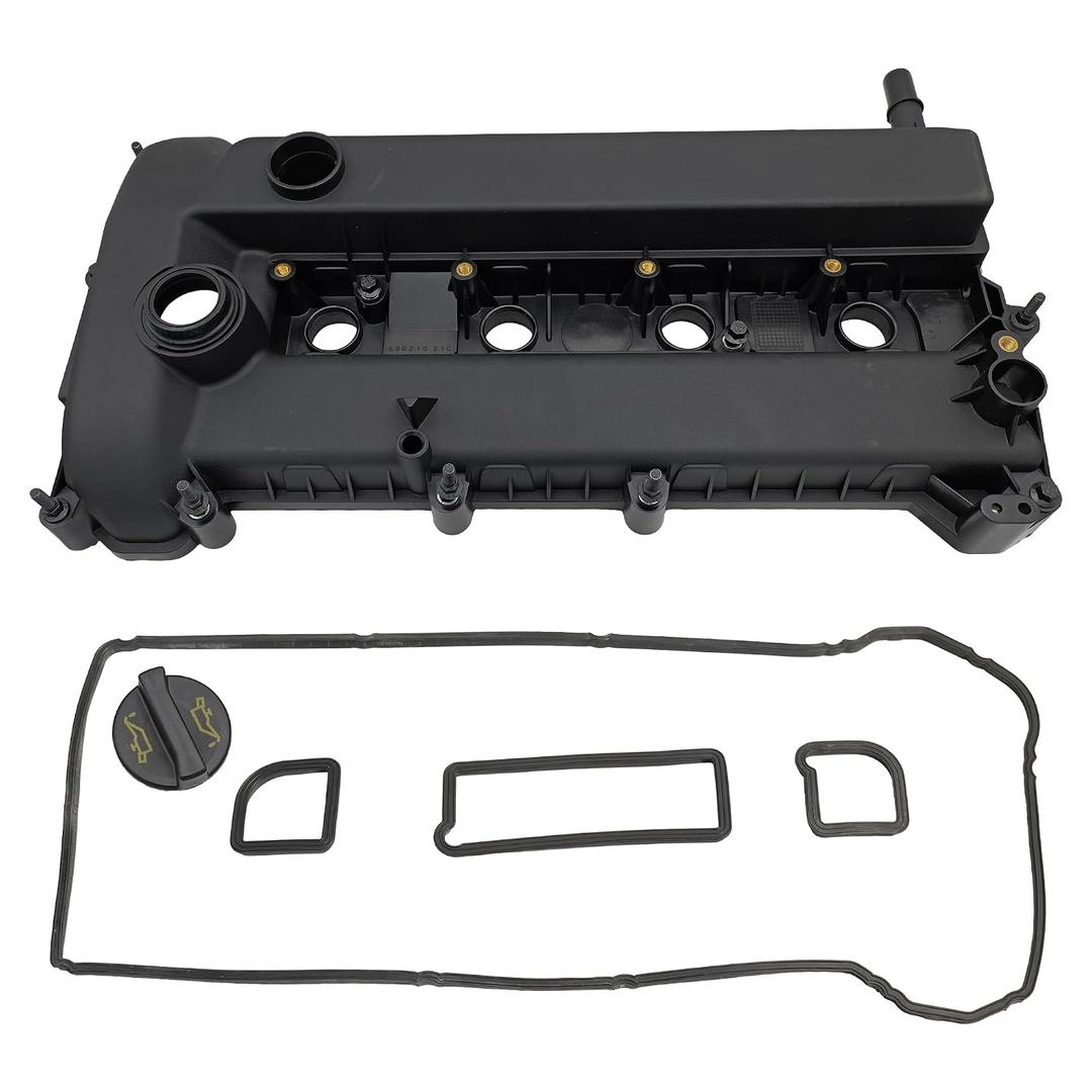 NOVAPARTS L502-10-210E Engine Valve Cover with Gasket for 2010-2013 Mazda 3, 2009-2015 Mazda 5, 2011-2013 Maz-da 6, 2010-2012 CX-7 2.0L 2.3L 2.5L, Replaces L502-10-210C L502-10-210B