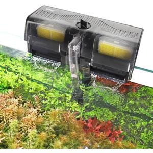 hygger Hang On Back Aquarium Filter 30-70 Gallon Power Quiet Fish Tank Filter Multi-Stage Filtration Adjustable Waterfall Hob Filter with 8 Cartridges & Extension Pipe for Freshwater Saltwater