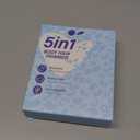 HOHOLE 5-in-1 Bikini Trimmer for Women, IPX7 Waterproof Electric Razors Shaver, Cordless Body Hair Trimmer, Facial & Pubic Hair Removal, Ceramic Blade (Sky Blue)