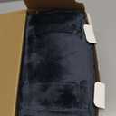 HOZY Soft Blanket Twin/Twin XL Fleece Warm Fuzzy Throw Extra Long Blankets for The Bed Sofa Lightweight Dark Grey 66"*90"