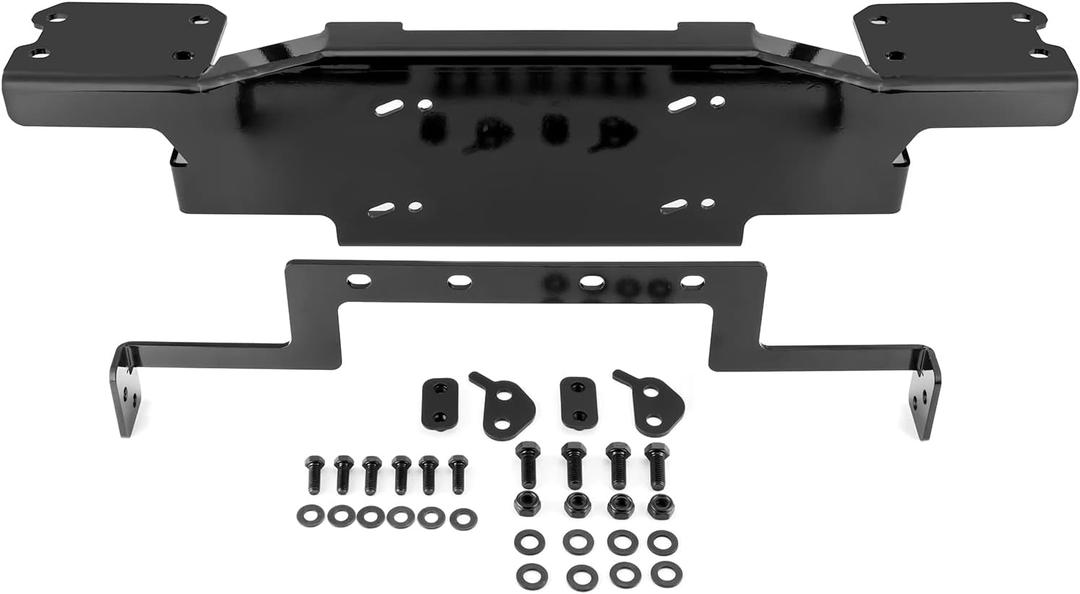 Winch Mounting Bracket Kit 13,000LBs Front Bumper Winch Mount Plate