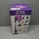 CYK Steam Mops for Floor Cleaning, 12 in 1 Handheld Steam Cleaner for Home, Floor Steamer for Hardwood Floors and Tile (Purple-Grey)