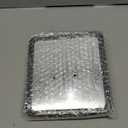 MIRRORVANA Dual Anti Fog Shower Mirror for Shaving with Hook for Hanging and Fogless Shatterproof Surface - Fill Back Chamber/Reservoir with Hot Water for Fog Free Shave (8" x 7", Black)