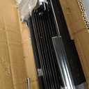 Fence Posts 7FT, Metal U Posts for Wire Fence, 10 Pack，Black