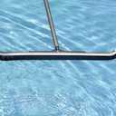 Poolmaster 36-Inch Extra-Wide Commercial Swimming Pool Wall Brush, Heavy-Duty Aluminum Back with Nylon Bristles, Safe for Vinyl, Gunite, Fiberglass and Concrete Pools