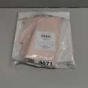 ALYVIA SPRING Pink Shower Curtain Liner Fabric with 3 Magnets - Waterproof Soft Hotel Quality Cloth Shower Curtain for Bathroom, Light-Weight & Machine Washable - Standard Size 72x72, Blush Pink