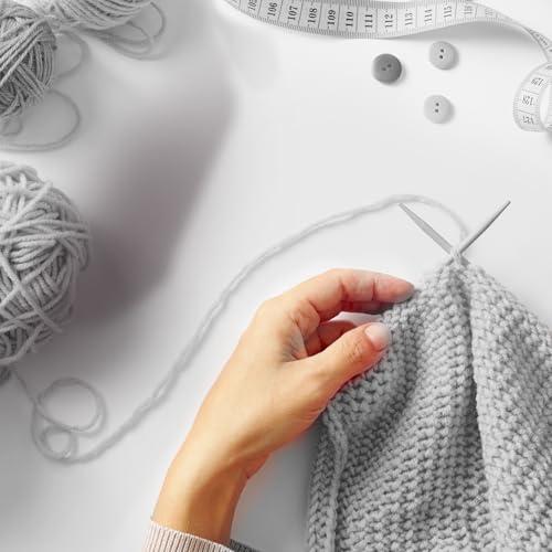 Three Strand Sock Yarn for Crochet and Knitting Lightweight Striped Thread for DIY Crafts Scarves Shawls Handwork 1 Pcs(Containing Smoke Green)