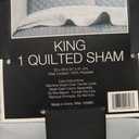  Ellen Tracy Standard 1 Quilted Sham 20x26in 100% Polyester