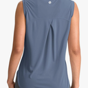 SANTINY Women's Sleeveless Workout Tops Breathable Lightweight Active Tennis Yoga Shirts Athletic Running Tank Tops for Women XL