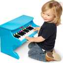 Melissa & Doug Learn-to-Play Piano with 25 Keys and Color-Coded Songbook - Blue