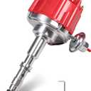 JDMSPEED New Red HEI Distributor W/ 65k Coil Replacement For Jeep AMC 290,304,343,360,390,401 1967-1990