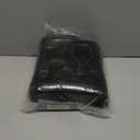 Couch Cup Holder Pillow Tray & Caddy - for Sofa, Bed, Car, Man Cave | Keep Drinks at Hand & Spill-Proof Accessories for New Parents, Camping, Park, Boat, Beach -Black (9.4" x 9.4" x 3.9")