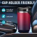 40 OZ Tumbler with Handle and Straw - Stainless Steel Water Cup with 2-in-1 Lids, Travel Coffee Mug Insulated Tumblers with Handle, Leak-proof Large Water Bottle Fits in Car Cup Holder