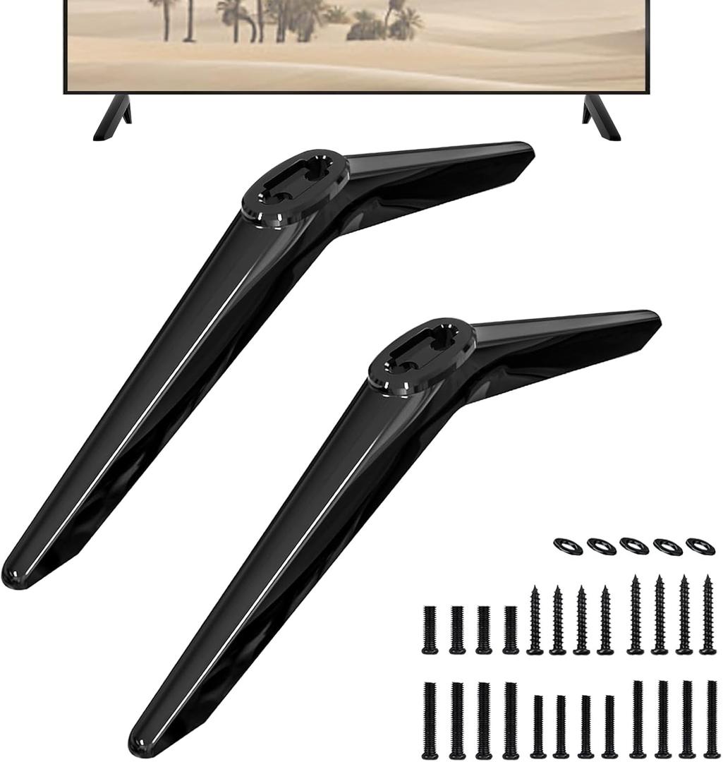 TV Legs Replacement for Toshiba TV Stand Base for Toshiba 32L310U18 32L310U19 32L310U20 32L220U 43LF421U19 50L420U TV Stand Legs for Toshiba with Screws (Upgraded Version)