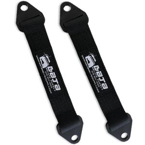 Heavy Duty Suspension Limit Straps (32) – Quad Wrap Design, Chromoly Tabs, 5-Pass Stitch – 1/2" Hole Size, Adjustable Sizing – Off-Road UTV ATV Shock Strap Pair.