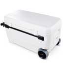 Igloo Glide 110 Qt Roller Cooler, White