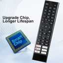 ERF3J80H Universal Replacement TV Remote Control Fit for Hisense 4K UHD Android Smart TV
