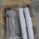 Delamu 2-Tier Multi-Purpose Bathroom Under Sink Organizers and Storage, Stackable Kitchen Pantry Organization, Pull Out Medicine Cabinet Organizer with Movable Dividers, White, 2 Pack