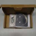 Brushed Metal Shower Rod Holders 2 Pack, Heavy-Duty Adhesive Shower Curtain Rod Brackets, No Drilling/Screw Mount, Rustproof Waterproof for Bathroom, Fits Most Rods & Walls, Holds 40LBS