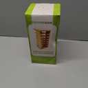 7-Tier Bamboo Tumbler Lid Organizer for kitchen Cabinet - Water bottle lid Organizer for cabinet - Vertical Coffee Lid Storage Organization - Tumbler Lid Storage Rack