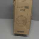 3D Steering Wheel Cover Great Grip with 3D Honeycomb Hole, Anti-Slip Sporty Design, Universal 15 inch(All Black) (Round-Middle[14.5''-15''])