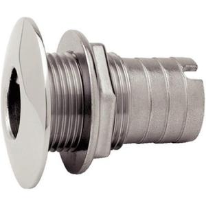 Attwood Stainless Steel Barbed Short Straight Thru-Hull (1 1/2-Inch)
