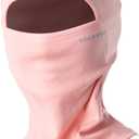 ROCKBROS Balaclava Ski Mask for Men Cold Weather Scarf Windproof Thermal Winter Neck Warmer Hood for Cycling Hiking (One Size, Pink)