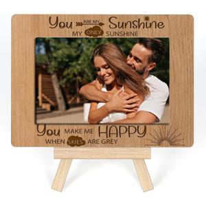 Ycyfckdr Couple Picture Frame, Sunshine Frame,Couples Photo Frame, Couples Picture Frame, Valentines Day Gifts Anniversary Idea For Couples tabletop Picture Frame With Easel (A47)