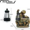 Turtle Solar Powered Outdoor Garden Statue, Resin Statue with Solar Light Lantern, Decorative Lawn, Yard Outdoor Turtle Decoration. Unique Home Decoration, Gifts for Women,Mom on Mother's Day
