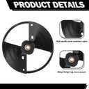 6 Inch Ice Auger Nylon Base - Heavy-Duty Wear-Resistant Corrosion-Proof Ice Fishing Accessory