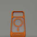 TORRAS Strong Magnetic & Seamless Stand for iPhone 17 Pro Max Case, Fit for MagSafe, Military Grade Drop Protection, Adjustable Kickstand for iPhone 17 Pro Max Case Translucent Matte Cosmic Orange