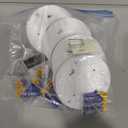 4 Pack Smoke and Carbon Monoxide Detector with Test Button, 85dB Loud Beep, LCD Display, Battery-Operated Smoke Detector Carbon Monoxide Detector Combo for House, Apartment, Kitchen, Garage Use