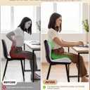 Office Chair Cushion for Tailbone & Low Back Pain Relief, Car and Truck Seat Cushion, Comfortable Foam and High Backrest, Suitable for Office Chairs, Cars, Trucks, and Home Chairs