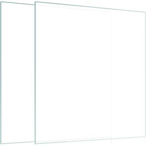 Egofine 8x8 Heat-Strengthened Glass Replacement 2 Pack, for 8 by 8 Photo Frame
