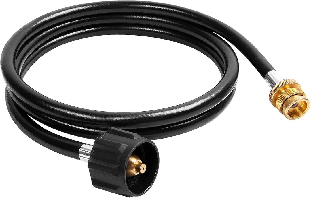 SHINESTAR 6 FT Propane Hose Adapter - Compatible with Buddy Heaters, Coleman Camping Stove, Weber Q Grill, Lanterns and More - Connect 1 lb Portable Appliances to 20 lb Tanks