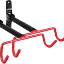 Dirza Bike Wall Mount Bike Hanger 2 Pack Foldable Bicycle Storage Horizontal Bike Rack Bike Hook for Garage Indoor Shed with Screws