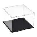 Uxcell Acrylic Clear Display Case Box Dustproof Protection Showcase Cube Collectibles Show Box 5.9x5.9x3.9 Inch