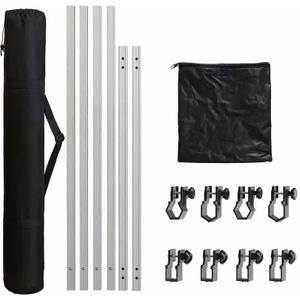 Universal Sunshade Tent Crossbar,Suitable for 10X20,10X15,10X10 pop-up sunshades,with Frame connectors,10 Foot Universal Crossbar,Crossbar only (30 mm Square clamp + Crossbar)