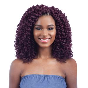 FreeTress 2X Wand Curl Braid Soft Baby Curl (1) (Jet Black 1)