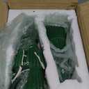 Aneco 4 Pack Velvet Ceramic Christmas Tree Christmas Indoor Decorations Modern Cone Xmas Tabletop Decor for Home Entryway Table Mantel Centerpiece Winter Holiday Party Supplies, Green