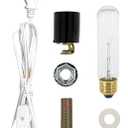 Creative Hobbies® ML1-B6 Large Christmas Tree Wiring Kit, 40 watt Bulb, Standard (Edison) Base, Great for Lighting Large Size Objects