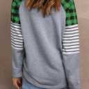 Saint Patricks Day Shirts Women Funny St Patricks Day Outfits Tee Tops (Gray, S)