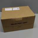 Solar Post Cap Lights, 6 Pack Upgraded Outdoor Deck Fence Post Solar Lights for 4x4 5x5 Wood/Vinyl Posts, IP65 Waterproof, 10-12 Hours Warm/Cool White Glow for Garden/Patio/Porch - White