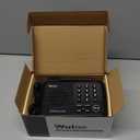 Wuloo Intercoms Wireless for Home 1 Mile (5280 Feet) Range 10 - Channel, Wireless Home Intercom System for House Business Office, Room to Room Intercom, Home Communication System (2 Packs, Black) (2 units set)