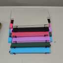 Extra Capacity Plastic Hanging File Folders,12 Pack Reinforced Expanding Hang Folder Letter Size,Accordian Pocket,Heavy Duty 2 Inch Expansion,Hanging Folder Organizer for Office Home,Assorted Colors