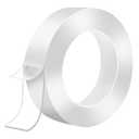 6 x Double Sided Tape Heavy Duty, Nano Double Sided Sticky Adhesive Tape, Clear Mounting Tape Picture Hanging Strips, Removable Wall Tape