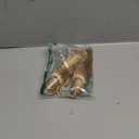 Fenghuangwu 2pcs Tassel Charms Polyester Key Tassels with Loop,DIY Handmade Craft Accessories of Home and Furniture Decoration (Gold)