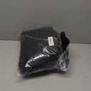 Tulle Backdrop Curtain with Lights String 10FT X 8FT Black Sheer Tulle Backdrop Curtains for Wedding Birthday Party Reception Photo Booth Background Decorations (2 Panels 5x8FT)