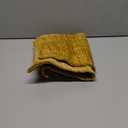 decorUhome Chenille Throw Pillow Covers 18x18 Set of 2, Thick Textured Slubby Neutral Decorative Pillow Covers with Elegant Design for Couch, Sofa, Living Room, Mustard Yellow